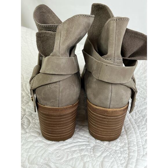 NWOT UGG Women's Size 9 Tan Suede Leather Loop Heel - Picture 5 of 11